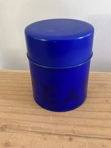 Teavana Blau 4 Unzen Loseblatt Tee Dose Kanister - Vorratsbehälter Luftdicht - Bild 1 von 6