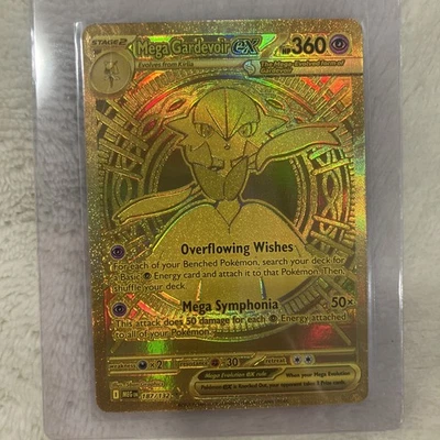 PSA 10!? Mega Gardevoir ex 187/132 Me01: Mega Evolution Gold Pokemon Pack Fresh  - Image 1 of 4