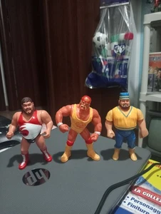 wwf hasbro hulk hogan + hakeem + typhoon funzionanti - Foto 1 di 1