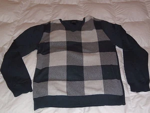 Auténtico Suéter a Cuadros Buffalo David Bitton Sage Cuello en V Cuadros Talla XL* - Imagen 1 de 3