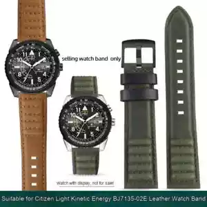 Echt Leder Uhrenarmband für Citizen Eco-Drive BJ7135-02E BJ7138-04E 22mm schwarz - Bild 1 von 34