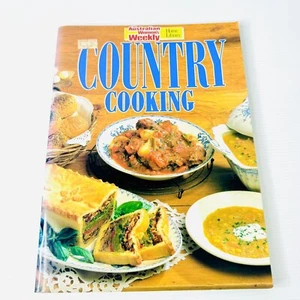 Australian Women's Weekly Country Cooking AWW Vintage Cookbook Recipes Baking - Picture 1 of 8