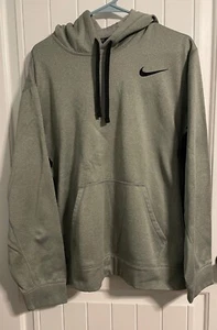 Mens Nike KO 2.0 Training Pullover Hoodie Therma Fit Grey Black 465784-066 Large - Picture 1 of 3