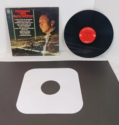 Christmas with Marty Robbins VTG Vinyl Record 1967 MCM Columbia Mono CL 2735 VG+ - Image 1 of 4