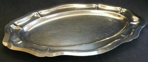 Plat de service inox ovale – 40 x 26,5 cm – Ref 4624C - Picture 1 of 4
