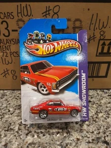 2013 Hot Wheels #241 HW Showroom-Performance CHEVROLET SS Red w/Chrome 5 Spoke - Picture 1 of 6