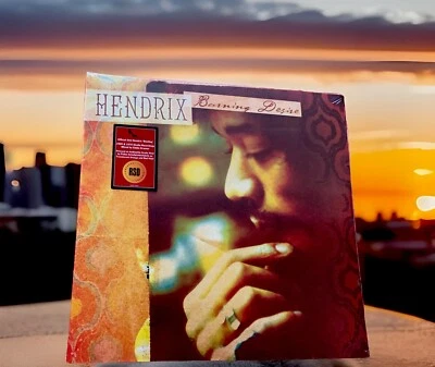 Jimi Hendrix - Burning Desire  (RSD) 2xLP Orange and Red Vinyl New/Sealed Mint - Image 1 of 4