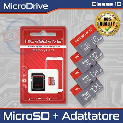 Micro SD TF Class 10 Karte - 4GB/8GB/16GB/32GB/64GB/128GB/256GB - High Speed - Bild 1 von 4