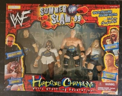 WWF Jakks Pacific Summer Slam ‘99 Series “Hardcore Champions” Action Figure Set - Image 1 of 3