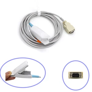 Passend für Nellcor N-390 Nihon Kohden SpO2 Sensor Erwachsene Finger Clip Pulsoximeter - Bild 1 von 9