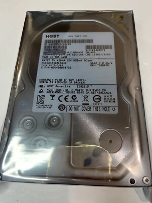 HGST Ultrastar 7K6000 4TB 3.5" SATA III Internal Hard Disk Drive HUS724040ALA640 - Image 1 of 2