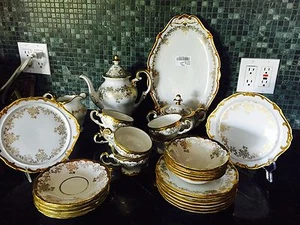 Weimar Katharina je 14051 Kobalt Teeservice mit Serviertellern/-teilen - nagelneu - Bild 1 von 1