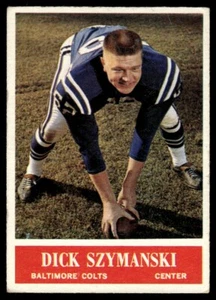 1964 Philadelphia Dick Szymanski Baltimore Colts #11 - Picture 1 of 2