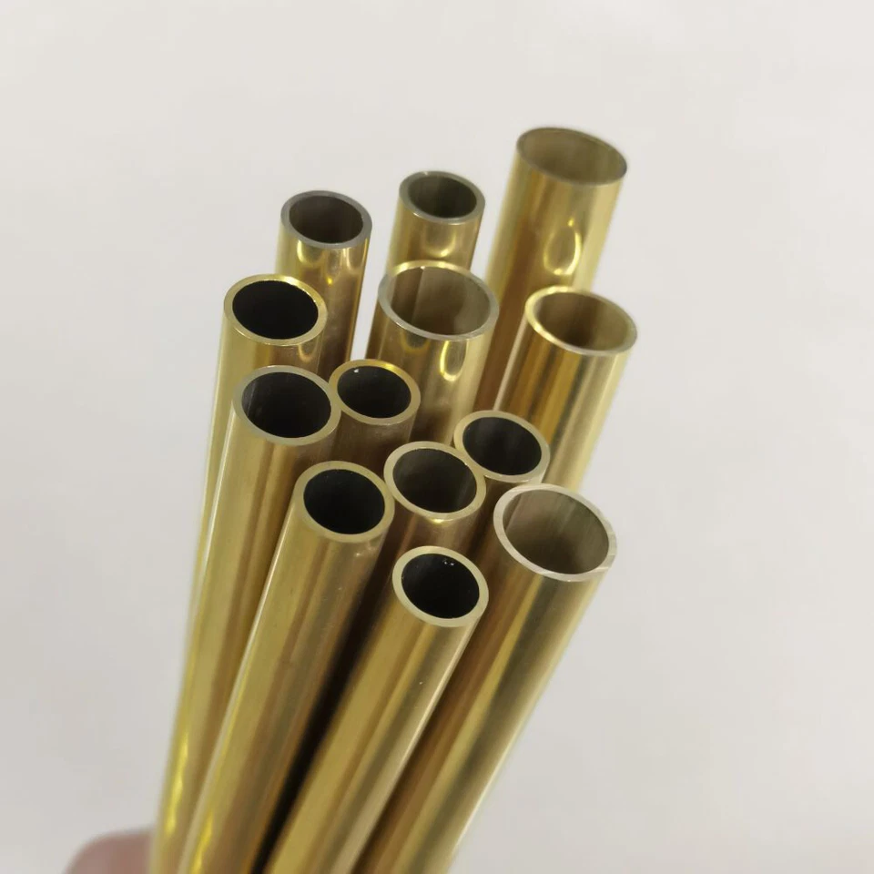 1-4Pcs Brass Tube OD 20-32mm Length 300mm 20 21 22 23 24 25 26 27 28 29 30 32mm - Photo 1/4