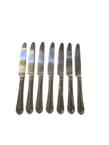 Hampton Silversmiths Stainless Flatware TARA 7 Dinner Knives Replacement Pieces - Picture 1 of 4