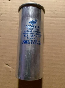 DESHUMIDIFICADOR / CONDENSADOR AC CBB65-R 300 VAC (45 uF) - Imagen 1 de 2