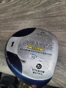 Dunlop Goliath 450cc Maximum Distance Driver 10° Titanium Matrix 1 Aldila RH(46" - Picture 1 of 13
