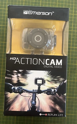 Emerson EVC355WG HD ActionCam Waterproof Digital Video Camera 720p Inc. 32GB SD - Image 1 of 4