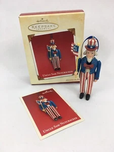 Hallmark Keepsake Ornament 2003 Uncle Sam Nutcracker USA Flag QXG2489 - Picture 1 of 6