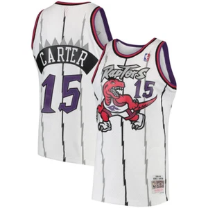 Vince Carter #15 Retro 98-99 Season White Embroidered Jersey - Picture 1 of 5
