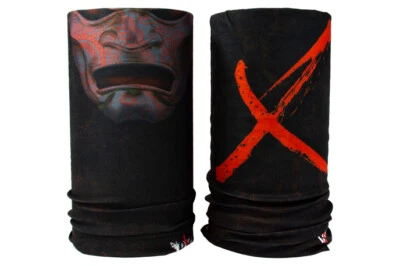 Máscara Samurai X Bandana Protector Facial, Transpirable, Pasamontañas, Motocicleta, Polaina  Foto 1 de 4