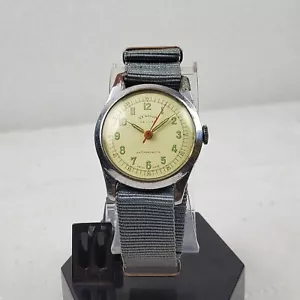 RARE VINTAGE GENOVA DE LUXE SWISS MADE MECHANICAL HANDWIND FIELD MEN'S WATCH - Picture 1 of 10