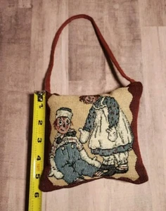 Raggedy Ann & Andy roter Wandteppich 5" Mini Kissen mit Griff - Bild 1 von 3