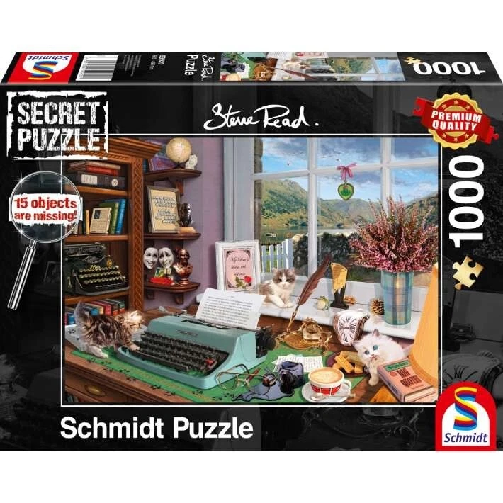 Puzzle Steve Read At the writing table - 1000 pz - Schmidt 59920