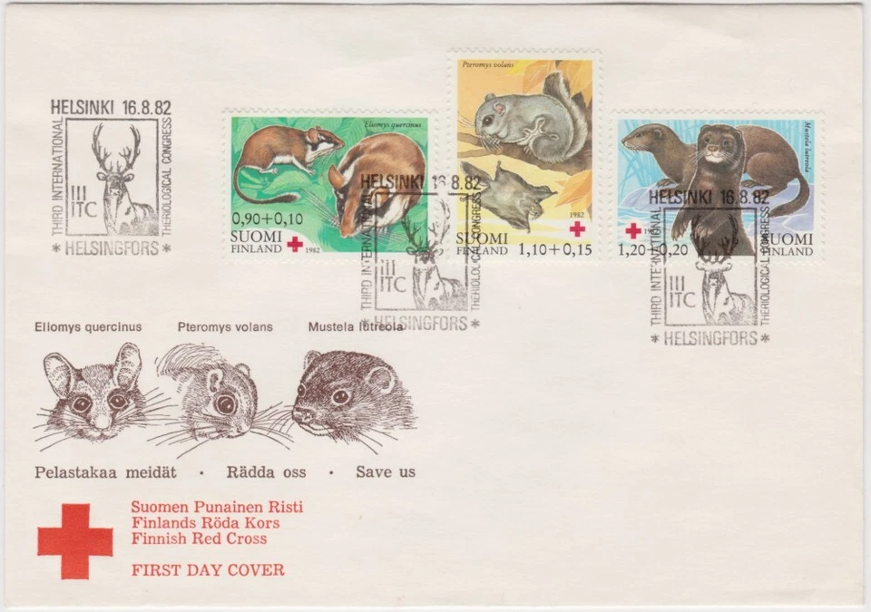 Finland FDC 1982, Red Cross, Mint - Image 1 of 1