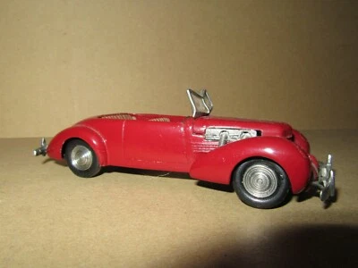 828O Set WM Cord 812 Phaeton 1937 Torpedo Geöffnet Bordeaux 1:43 - Bild 1 von 4