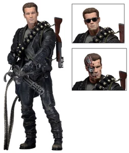 NECA Terminator 2 Judgment Day T-800 7'' Action Figure PVC Model Deluxe Edition - Picture 1 of 10