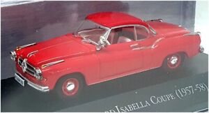 Altaya 1/43 Scale Diecast KC04 - 1957-58 Borgward Isabella Coupe - Red
