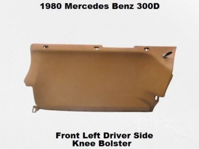 1236892508 1980 Mercedes Benz 300D delantero izquierdo lado del conductor rodillera OEM Foto 1 de 4