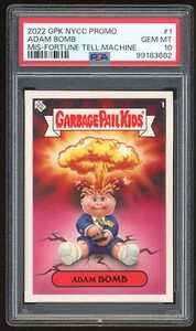 ADAM BOMB 2022 TOPPS GARBAGE PAIL KIDS GPK NYCC FORTUNE TELLER PROMO CARD PSA 10 - Picture 1 of 2
