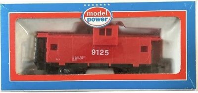 HO Model Power Red Safety Caboose "A Man Alert is Never Hurt"  #9125 - Image 1 of 4
