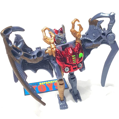 Vtg Transformers Beast Wars SONAR COMPLETE figure B Basic Class Transmetals 2 - Image 1 of 4