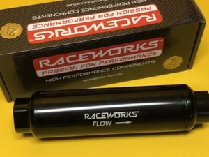 Raceworks ALY-077BKL AN12 Inline fuel filter housing 50 x 200 -12AN - Bild 1 von 1