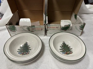 VINTAGE CUTHBERTSON DESSERT / FRUIT SAUCER BOWL ORIGINAL CHRISTMAS TREE - Picture 1 of 16