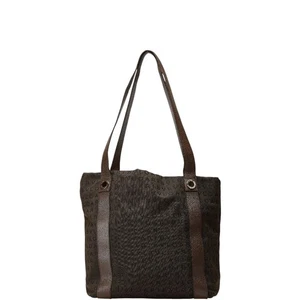 BVLGARI Logo mania Tote Bag handbag Women 【Used】 - Picture 1 of 13