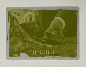 2025 UD X-Files YELLOW PRINTING PLATE BASE #795 1/1 - Picture 1 of 2