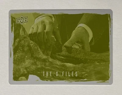 2025 UD X-Files YELLOW PRINTING PLATE BASE #795 1/1 - Image 1 of 2