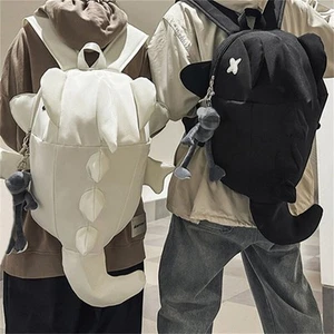 Men Women Backpack, Trendy Shark Shaped Large Capacity School Backpack Daily Bag - Picture 1 of 24