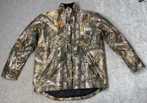 Scent Blocker Coat Mens Large Realtree Xtra Camo Hunting Lined Jacket Rain S3 - Picture 1 of 10