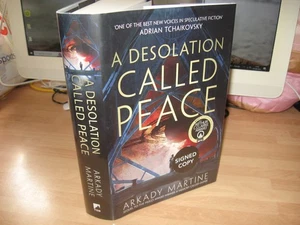 Arkady Martine Signed 1st A Desolation Called Peace Hugo Award winner Teixcalaan - Picture 1 of 8