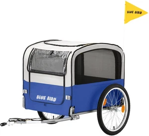 Remolque para perros Blue Bird Fiets-Hondenkar 20 azul gris claro - Imagen 1 de 1