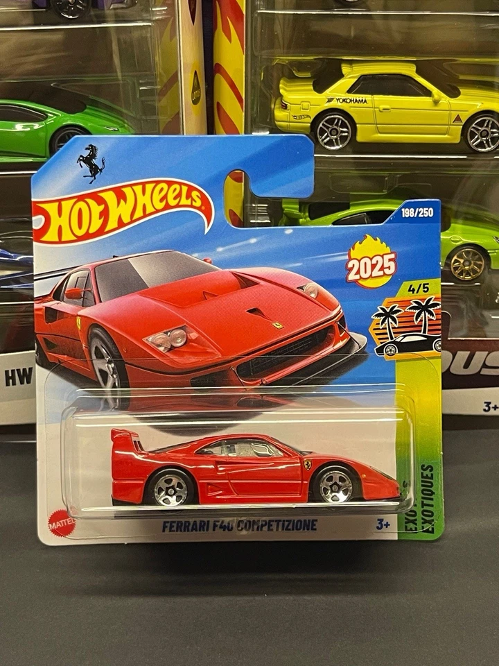 HOT WHEELS Hotwheels Ferrari F40 Competizione 2025，Short Card, brand New