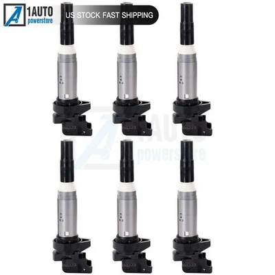 6 Pcs Ignition Coils For 2003-2018 BMW 320i xDrive X5 535i GT 640i xDrive 3.0L - Image 1 of 4