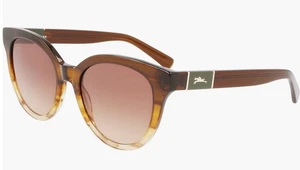 Longchamp le Pliage Sonnenbrille 53 mm Farbverlauf ~ honig gestreift ~ NEU! AUTHENTISCH! - Bild 1 von 12