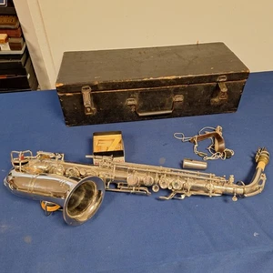 Altes Saxophon ANDRIEU FRERES 72.Rue Rodier Paris - Bild 1 von 10