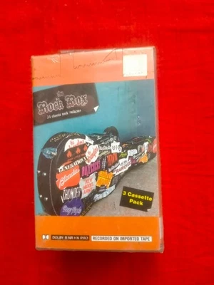 The Rock Box Ufo Poison Hawkwind Blondie Queensryche 3x Cassette INDIA sealed - Image 1 of 4